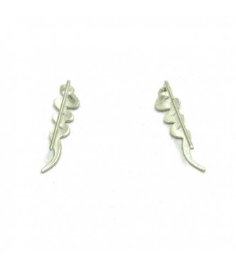 E000539E Sterling silver earrings solid 925 Empress